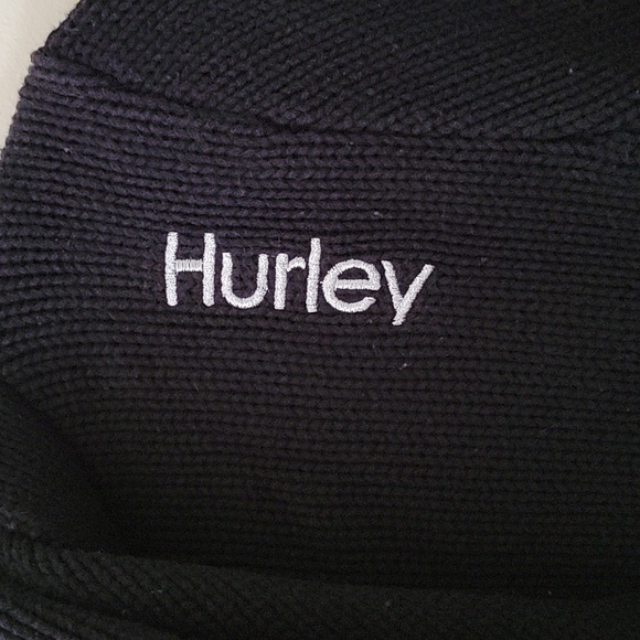 Hurley front zip cardigan, hooded sweater. Size Medium - Picture 3 of 8